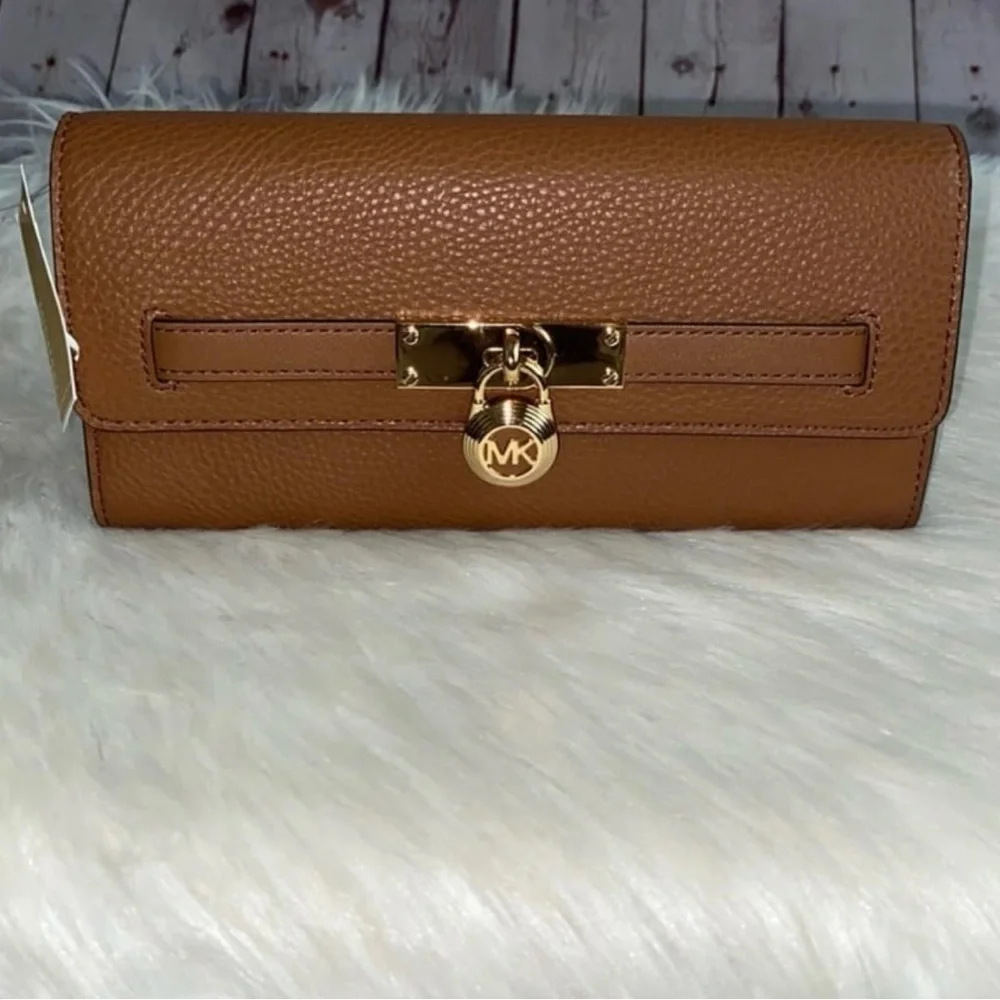 Michael Kors PORTIA Lge Tote/NOVEAU HAMILTON Lge Carryall Wallet 2pc Set